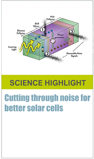 Cutting through noise for  better solar cells