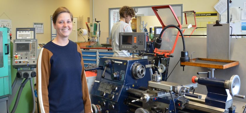 Die landesbeste Feinwerkmechanikerin will Berufsschullehrerin werden