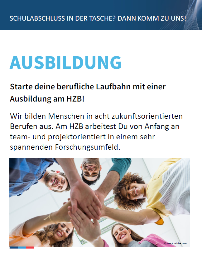 PDF: Ausbildung am HZB