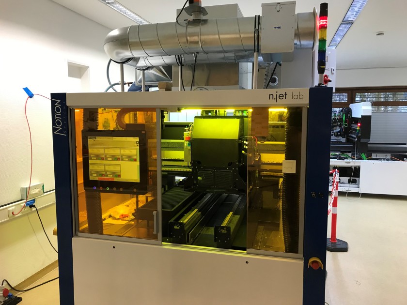 Notion Systems Maschine for Inkjet Printing (Foto HZB) - enlarged view