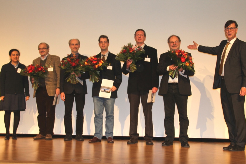 Der Innovation Award des Freundeskreises des HZB ging an ein Team des DESY, Hamburg - vergrerte Ansicht