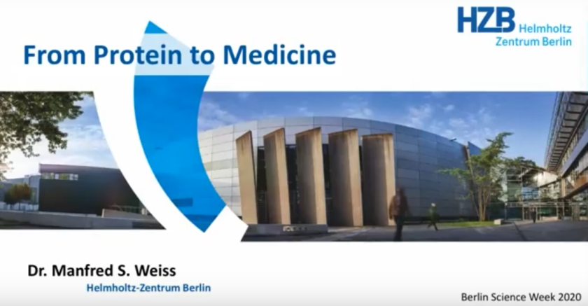 Berlin Science Week, Manfred Weiss' talk