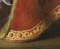 Rembrandt, Minerva, Detail